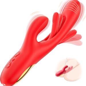 Rabbit Dildo Vibrator Sex Toys - LOVENOTE G Spot Vibrador Massager for Women