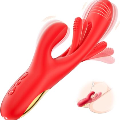 Rabbit Dildo Vibrator Sex Toys – LOVENOTE G Spot Vibrador Massager for Women